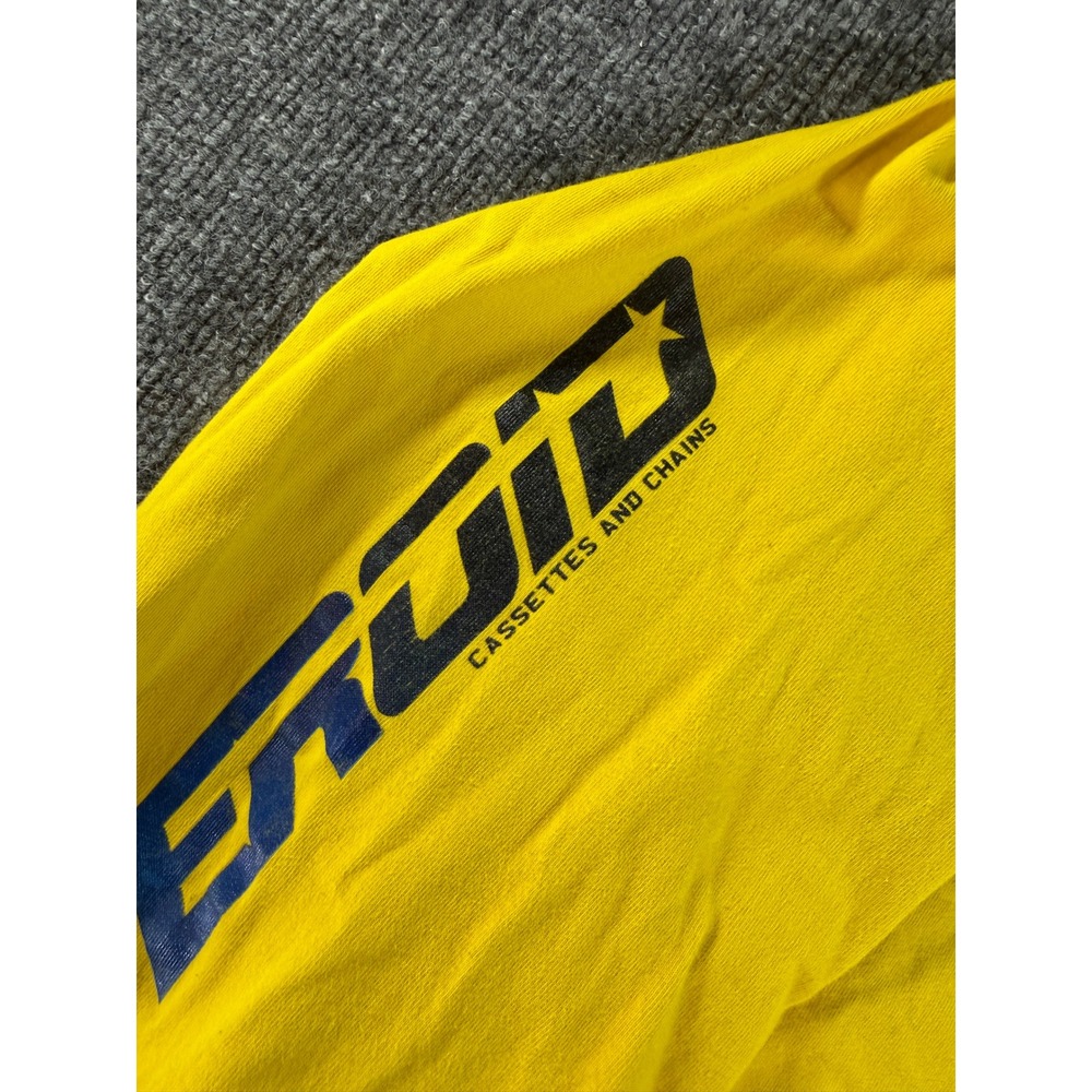 Billionaire Boys Club Asteroid Racing Shirt Mens XXXL Yellow Long Sleeve Graphic - Picture 4 of 14